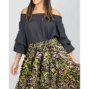 NEW KARA CHIC off-shoulder top in black